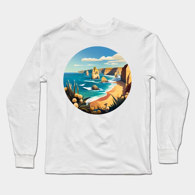 Great Ocean Road, Victoria, Australia Long Sleeve T-Shirt by melbournedesign